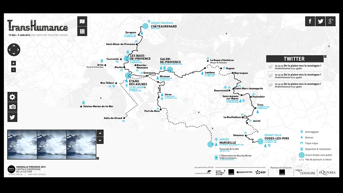 Conception & Webdesign Transhumance Live